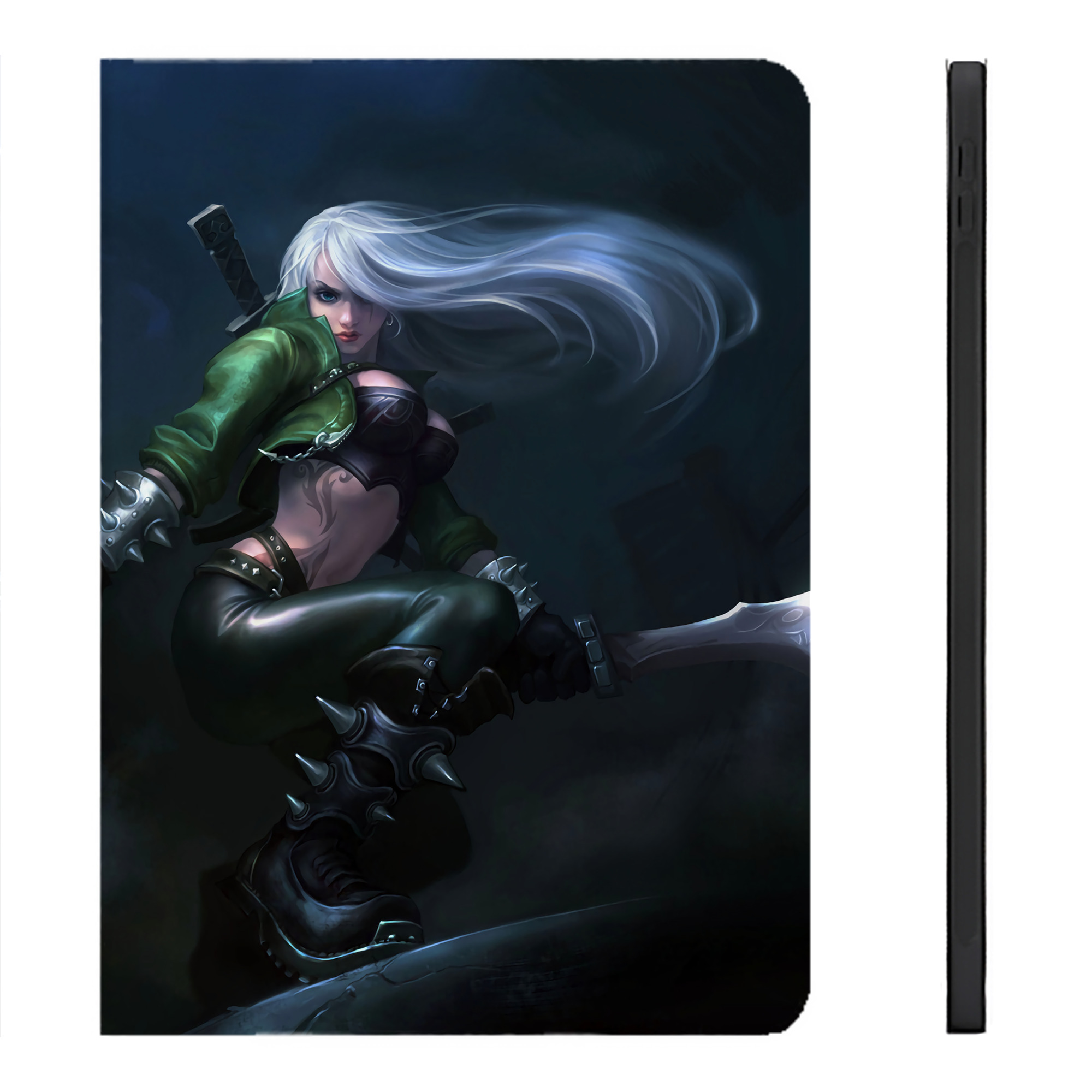 （画像用） リーグ・オブ・レジェンド League of Legends LOL IPadケース ペンホルダー付き ブックスタイルデザイン